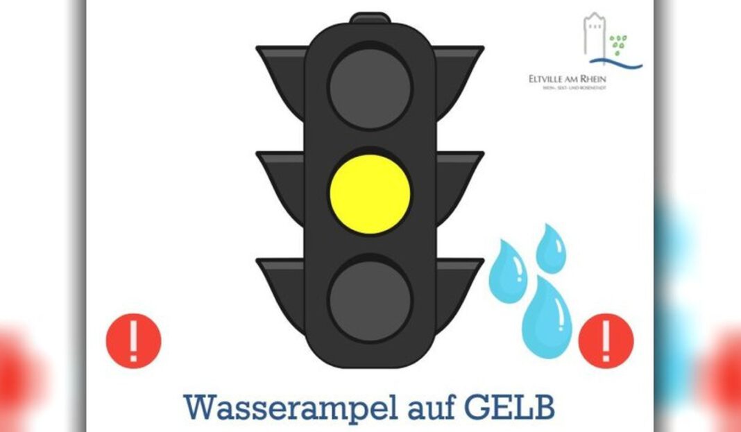 Trinkwasserverbrauch im Rheingau bleibt hoch trotz Rückstufung der Warnampel Trinkwasserverbrauch im Rheingau bleibt hoch trotz Rückstufung der Warnampel